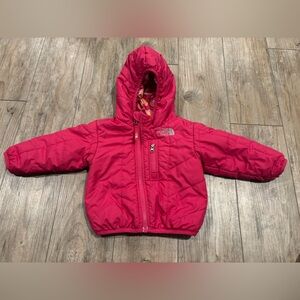 The North Face Fuchsia Hooded Jacket Infant Size 6-12 Months